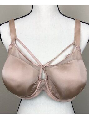 NWT Understance Peek-Proof FlexWire Contour Demi Bra Beige Nude 44D